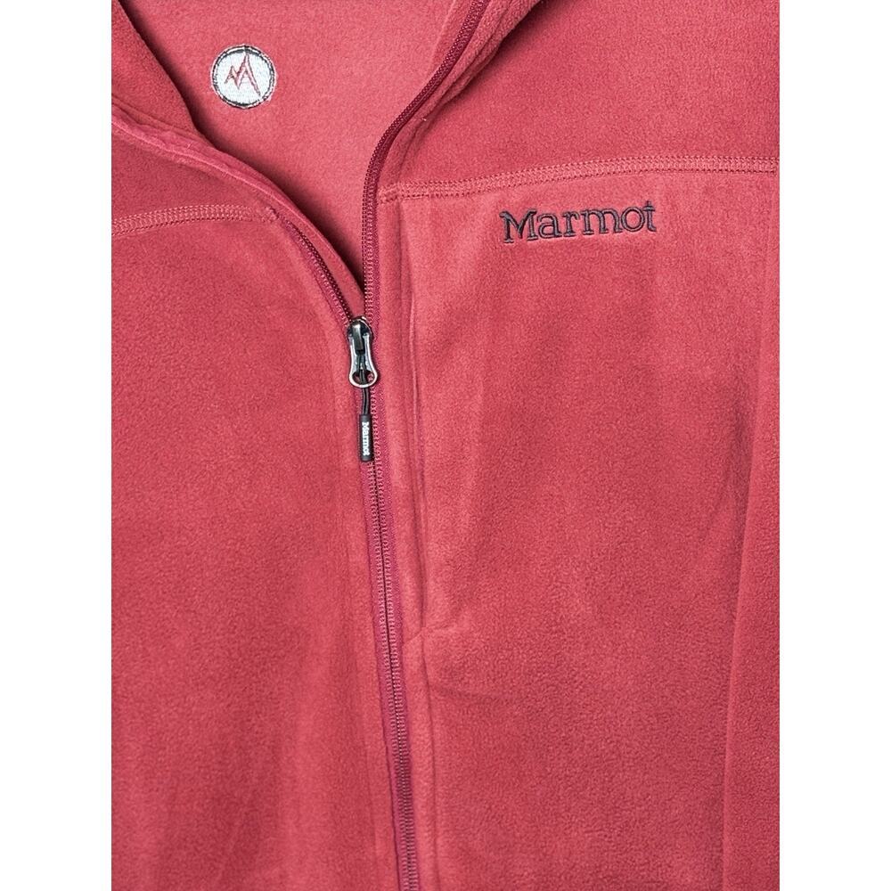 Marmot Psgah Fleece Jacket Burgundy Size XXL Excellent Condition - Picture 3 of 3